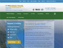 Tablet Screenshot of border-travel.co.uk